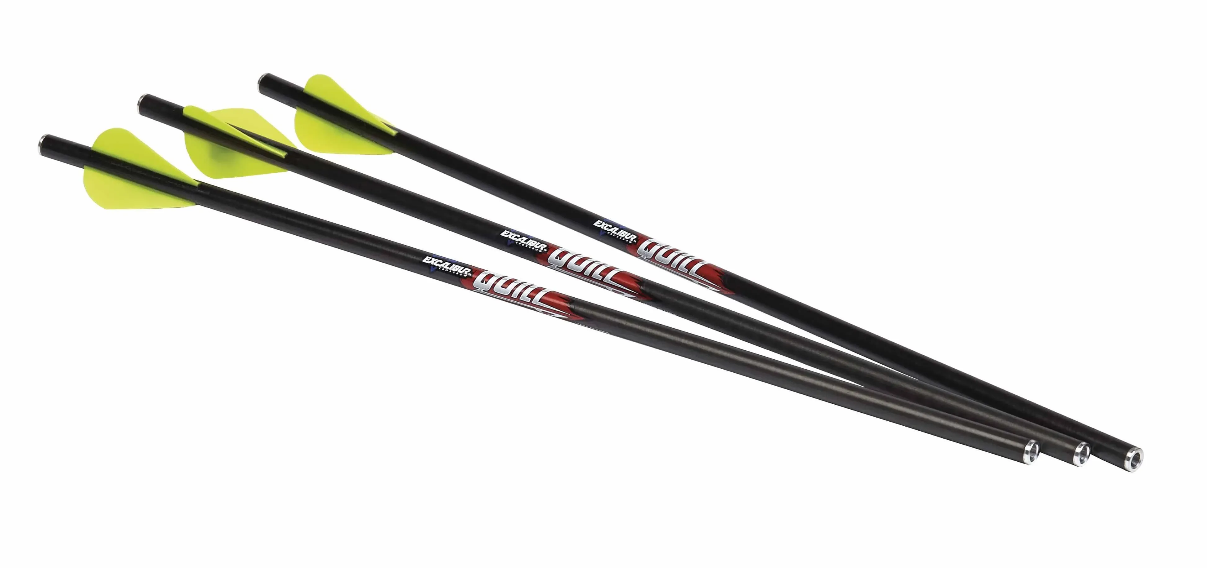 Excalibur Quill 16.5" 250 Grain Crossbow Arrows for Use Twinstrike and Micro Series Crossbows - Choose Carbon or Illuminated Carbon Options