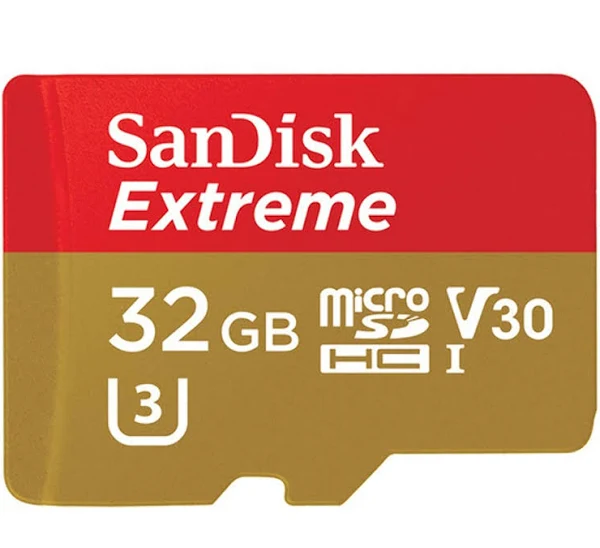 SanDisk Extreme 32GB microSDHC UHS-I Card with Adapter - SDSQXVF-032G-GN6MA [Old Version]