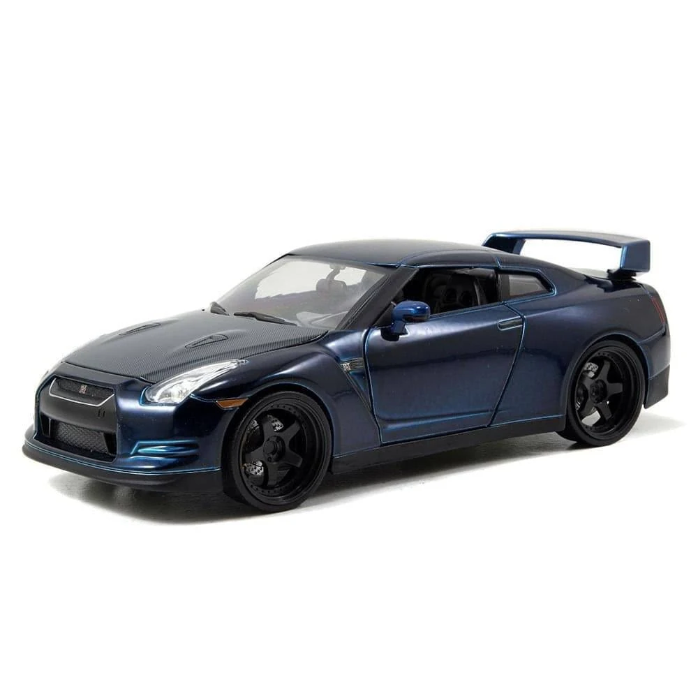 Fast & Furious Nissan GTR Blue 1:24 Diecast By Jada Toys