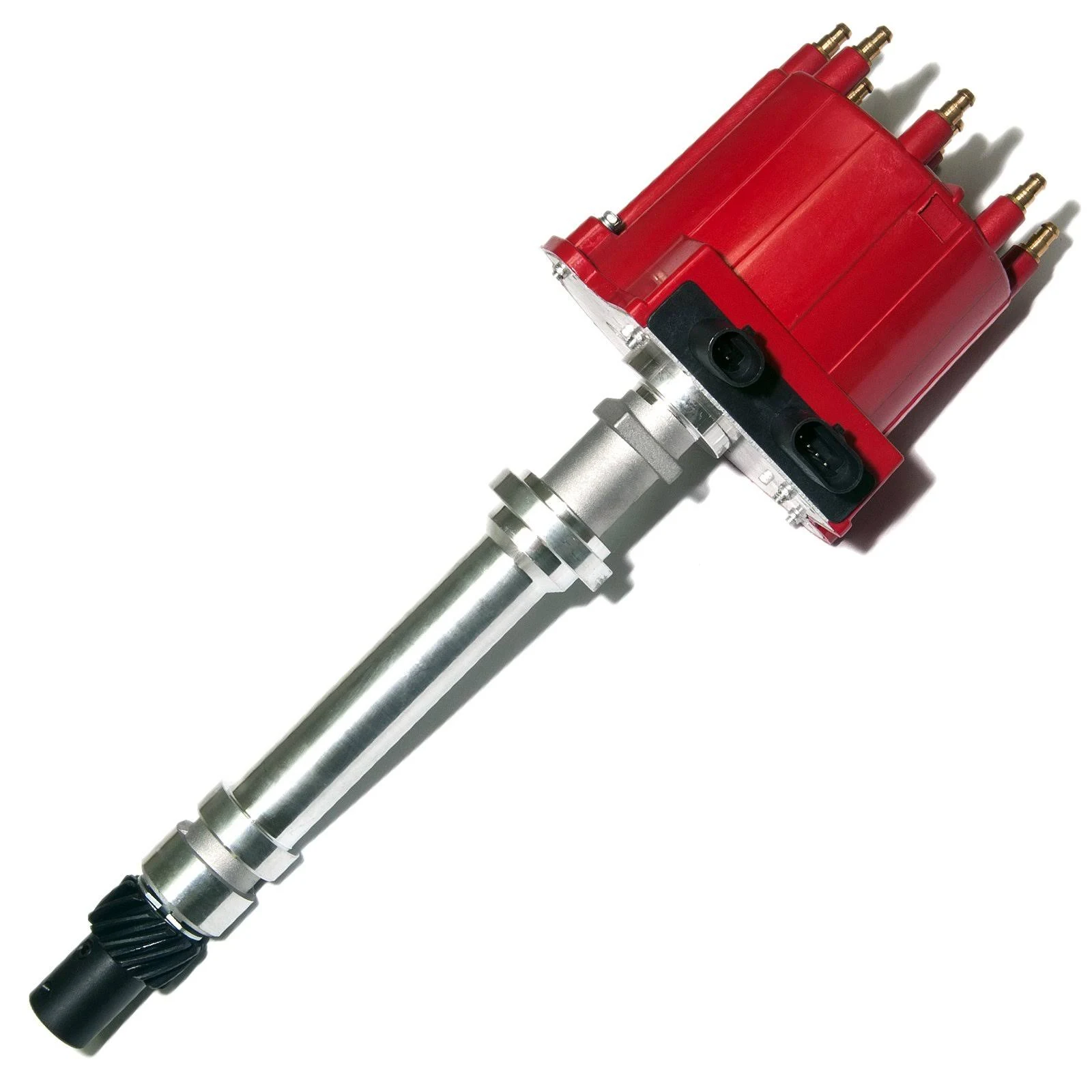 MAS Small Block Big Block EFI TBI Distributor 1987-1997 5.0L 5.7L 7.4L Compatible With Cadillac Chevy C/K Pickup Truck Van Camaro 305 350 454 HEI652R Red Cap 110-3952 GM19