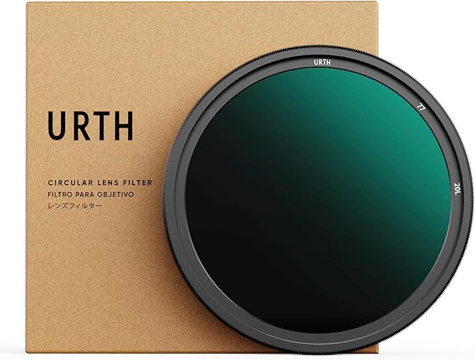 Urth 77mm ND2-400 Variable ND Lens Filter - 1-8.6 Stop Range, Ultra-Slim 20-Layer Nano-Coated Neutral Density Filter for Cameras