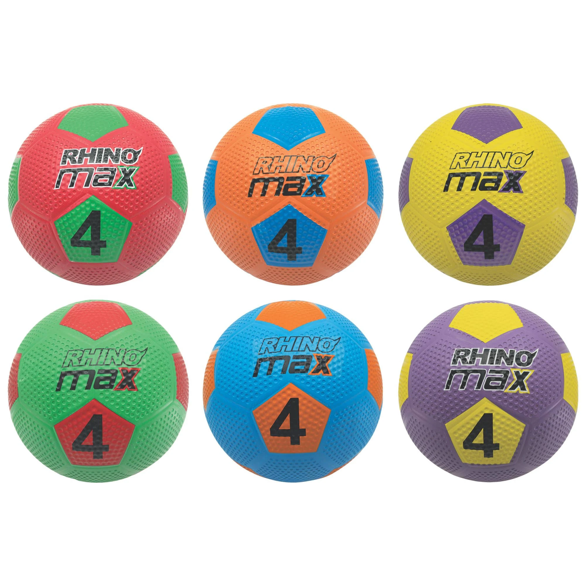 Champion Sports 8.5 inch Rhino Max Playground Soccer Ball Set