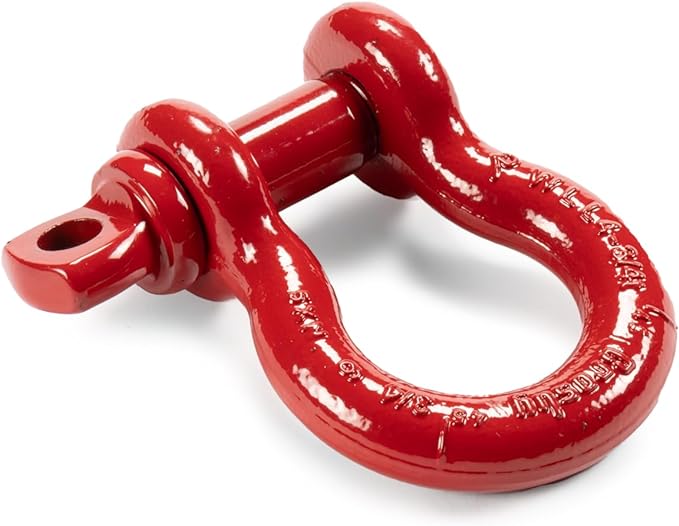 Factor 55 Steel 3/4" Crosby Shackle - Red