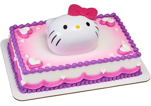 Hello Kitty Cake Topper Decoset