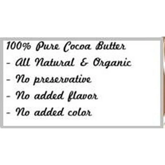 SAAQIN 5 Lb Cocoa Butter, Pure, Raw, Unprocessed. Use for Lotion, Cream, Lip Balm, Oil, Stick, or Body Butter. Non-GMO