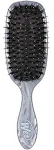 Shine Enhancer Paddle Brush, Marble Silver - Hair Detangler Brush with Ultra ...