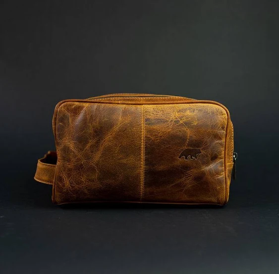 Kodiak Leather Co Large Toiletry Bag