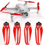 Master Airscrew Stealth Propellers for DJI Air 2S - Red, 4 Pcs