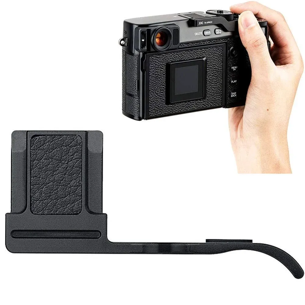 JJC Deluxe Metal Thumb Up Grip for Fujifilm Fuji X-Pro3 X-Pro2 X-Pro1 Xpro3 Xpro2 Xpro1 Digital Mirrorless Camera Thumb Support