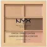 Nyx Conceal Correct Contour Palette 3CP01 Light (0.05 oz)