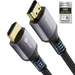 Stouchi HDMI 2.1 Cable 10ft for PlayStation 5 / PS5 Xbox Series X- 8K 60Hz 4K 144Hz 48Gbps HBR3 High Speed