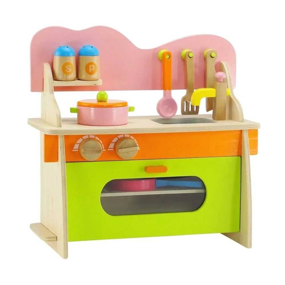 Emily Rose 14-inch Doll Furniture | Kitchen Set with Baking Oven, Stove, Sink and ...