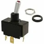 Carling Tech LT-1511-610-012 Toggle Switch, SPST, 20A @ 12V, Lighted, Waterproof