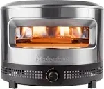 Solo Stove Pi Prime Pizza Oven Outdoor | Propane fulled, Powerful Demi-Dome Heating, Easy Bake Oven for Crispy Crust in 90 Sec, Cordierite Pizza Stone, Panoramic Opening