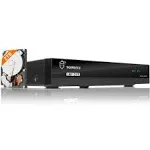 TIGERSECU Ultra HD 5MP 8-Channel Hybrid DVR Recorder with 2TB Hard Drive, for 8 Analog/TVI/AHD/CVI Security Cameras and 8 Network IP Cameras