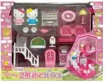 Muraoka Hello Kitty Lovely 2-Story House Toy Pretend Play for Girls 3 Years and Up