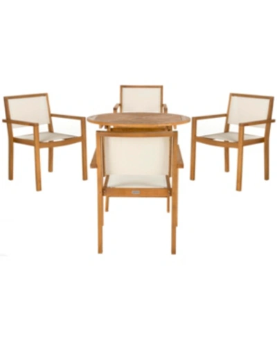 Safavieh Chante 35.4 Round Table 5-Piece Dining Set