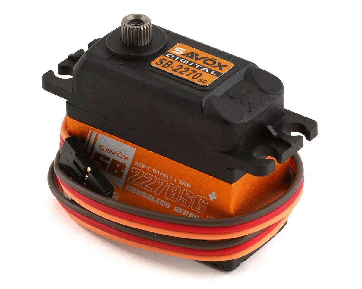 Savox Servos SB2270SGP High Voltage Brushless Digital Servo W/Soft Start, 0.11Sec / 624.9Oz @ 8.4V