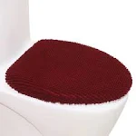 Madeals Chenille Toilet Lid Cover Shag Soft and Absorbent Comfortable Bathroom ...