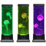 COLORLIFE Electric Jellyfish Tank Table Lamp with Color Changing Light Gift for