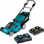 Makita 36V (18V X2) LXT Lawn Mower Kit 21" Self Propelled with 4 Batteries XML11CT1