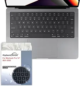 Keyboardmask for MacBook Pro 14" Full Cover for Keyboard + Touchbar /