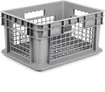 Hudson Exchange 24 x 16 x Mesh Straight Wall Handled Storage Container Tote