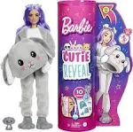 Mattel Barbie Cutie Reveal Posable Doll w/ Puppy Dog Costume &amp; 10 Surprises NEW