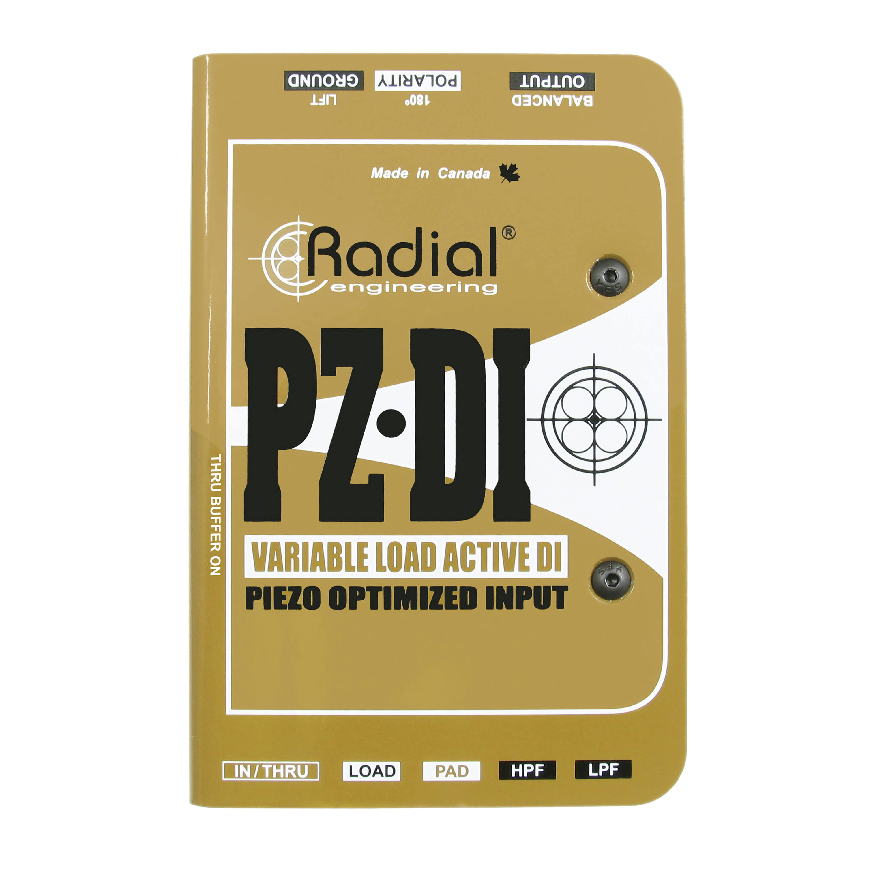 Radial Engineering PZ-DI Variable Load Active DI Direct Box