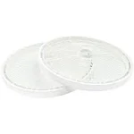 NESCO TR-2 White Plastic Round 15 1/2" Add-A-Trays, to fit 1000 Series Food Dehydrators, 2 Pack