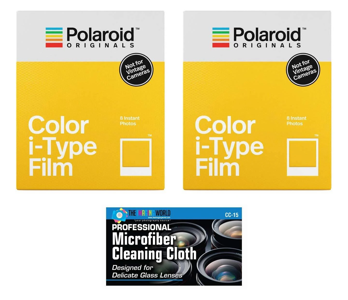 Polaroid Originals I-Type Onestep2 Camera - 2-Pack Impossible/Polaroid Color