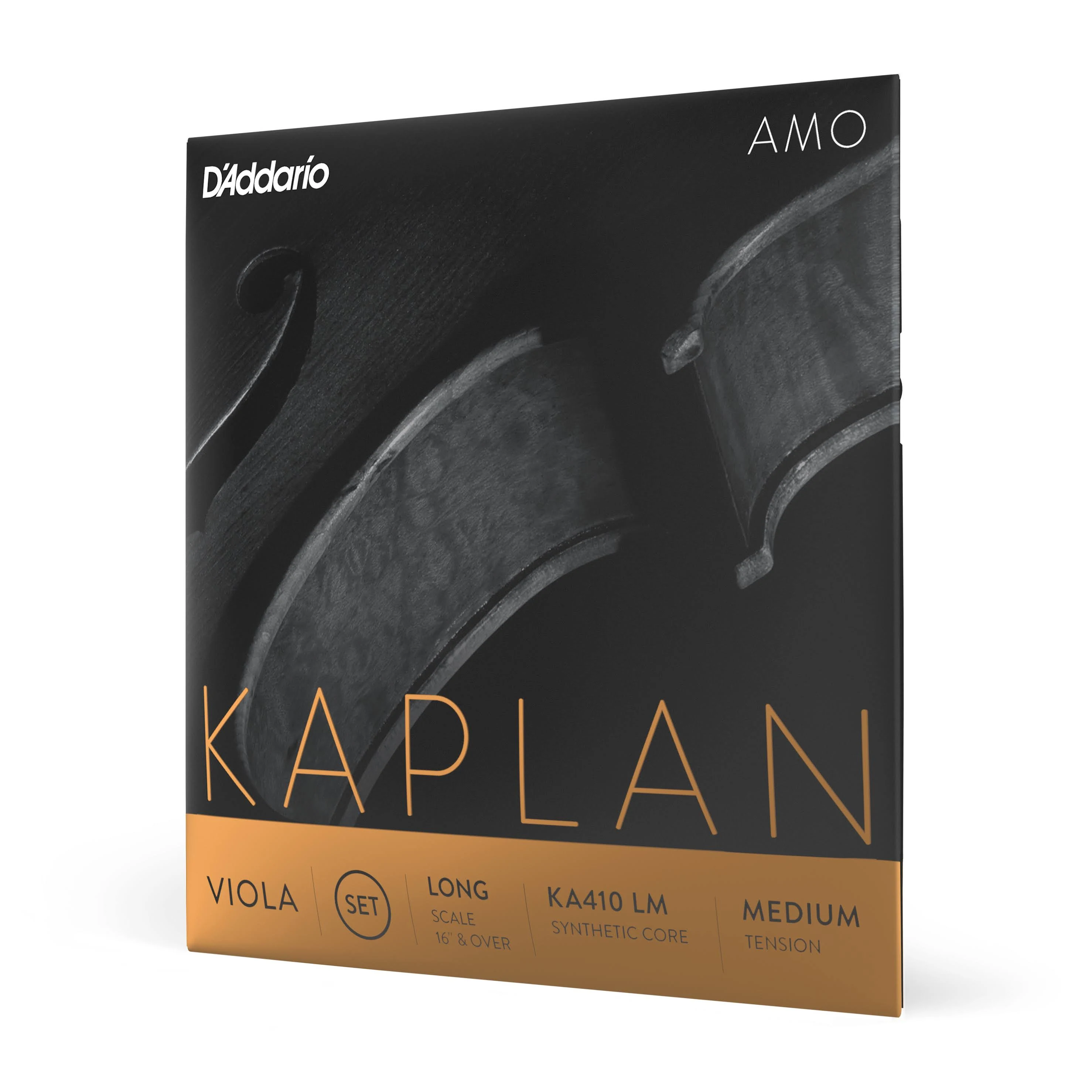 D'Addario Kaplan Amo Viola Strings - Full Set - KA410 LM - Viola Strings - Long Scale, Medium Tension