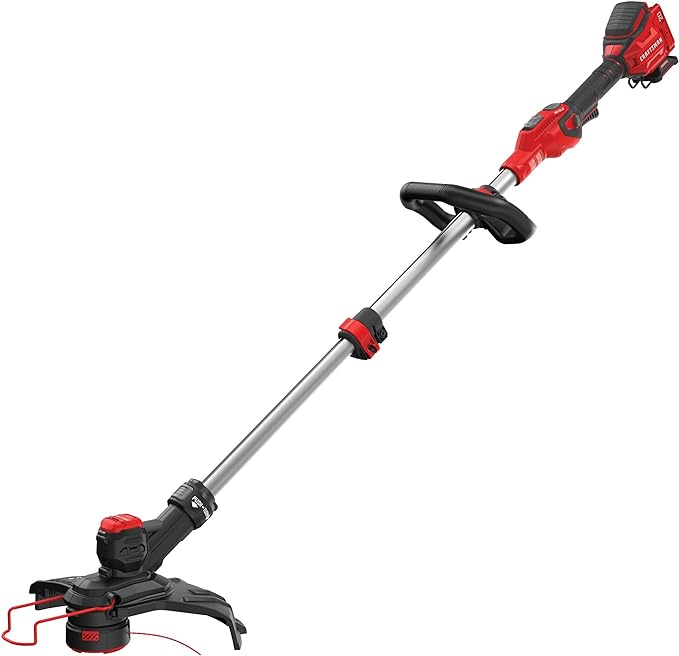 CRAFTSMAN 20V ; Cordless String Trimmer &amp; Lawn Edger, Tool Only CMCST910B fo Red