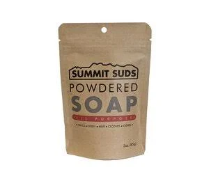 Outdoor Powdered Soap - Light Weight Backpacking soap for All Outdoor Recreation Like Hiking and Camping.