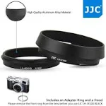 Metal Lens Hood + Adapter Ring for Fujifilm Fuji X100VI X100F X100S X100T X100V