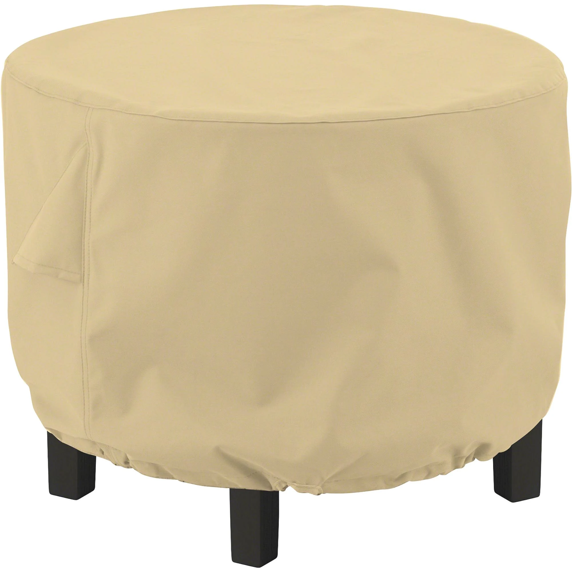 Classic Accessories Terrazzo Water-Resistant 30 Inch Round Ottoman/Coffee Table Cover, Outdoor Table Cover