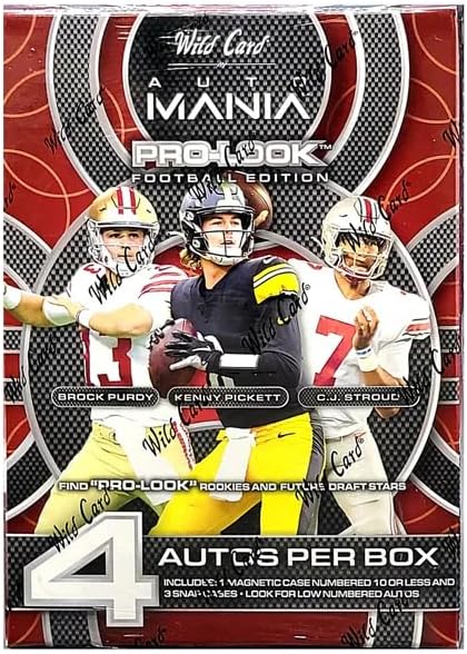 2022 Wild Card Auto Mania Football Retail Box