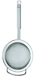 Rösle Stainless Steel Round Handle Kitchen Strainer, Fine Mesh, 6.3-inch