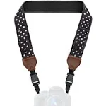 USA Gear Trueshot Camera Strap - Polka Dots