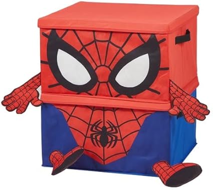 SPIDERMAN STACKABLE FIGURAL KIDS STORAGE BOXES *NEW