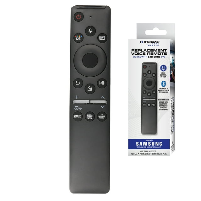 Universal Samsung Replacement Bluetooth Voice Controlled television Remote, Netflix, Prime Video, Sound Bar