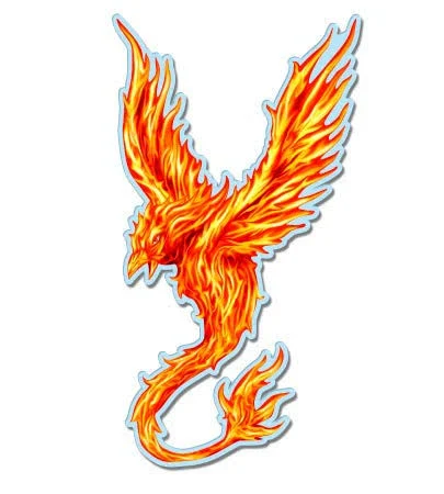 GT Graphics Express Phoenix - Vinyl Sticker Waterproof Decal