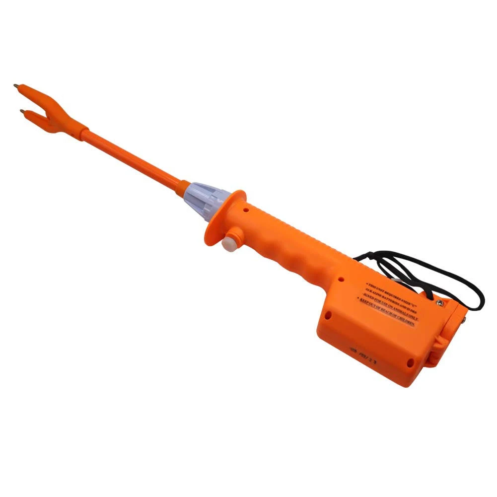 MACGOAL Livestock Prod Electric Cattle Prod Long Stock Prod Stick for Cow Pig Sheep 21.6 Inches Batteries-Operated Orange