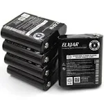 Elxjar 5-Pack 3.6V 1000mAh Rechargeable Batteries