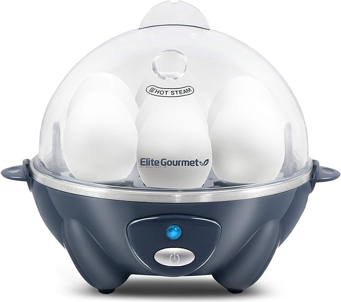 Elite Gourmet EGC700BG# Rapid Egg Cooker, 7 Easy-To-Peel, Hard, Medium, Soft ...