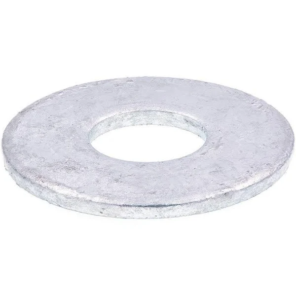 Prime-Line 9080383 Flat Washers, USS, 3/4 In. X 2 In. OD, Hot Dip Galvanized Steel (10 Pack)