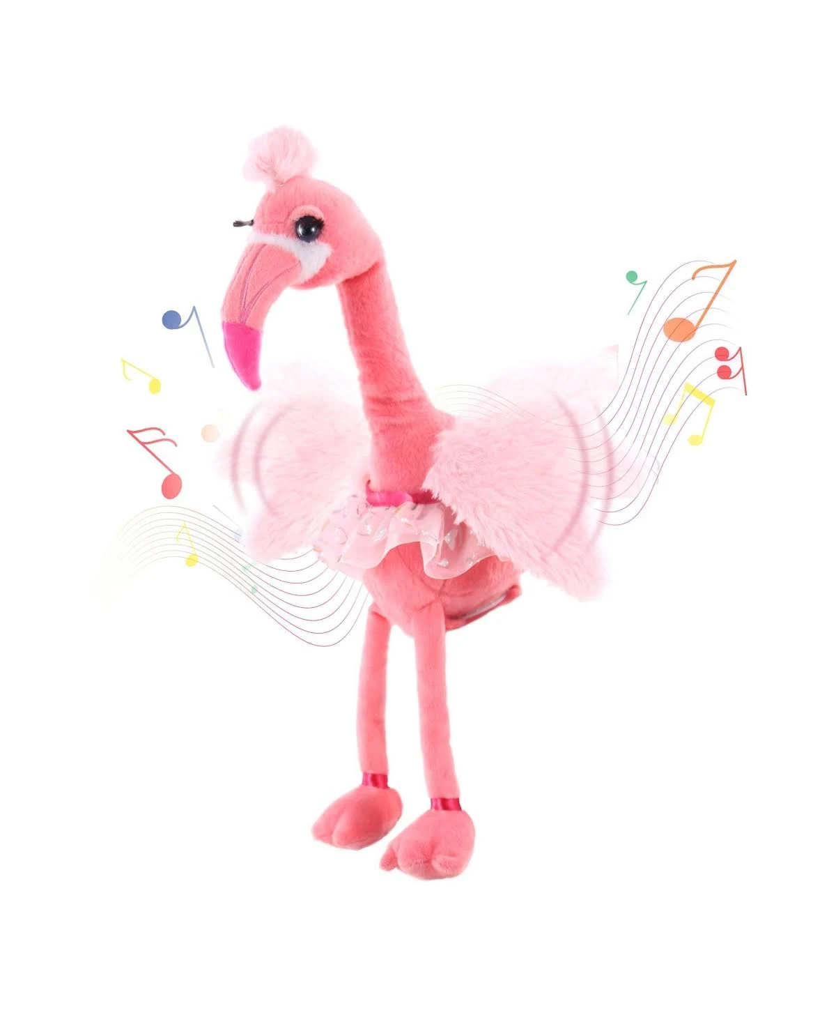 Interactive Dancing Flamingo Toy For Toddlers In Pink