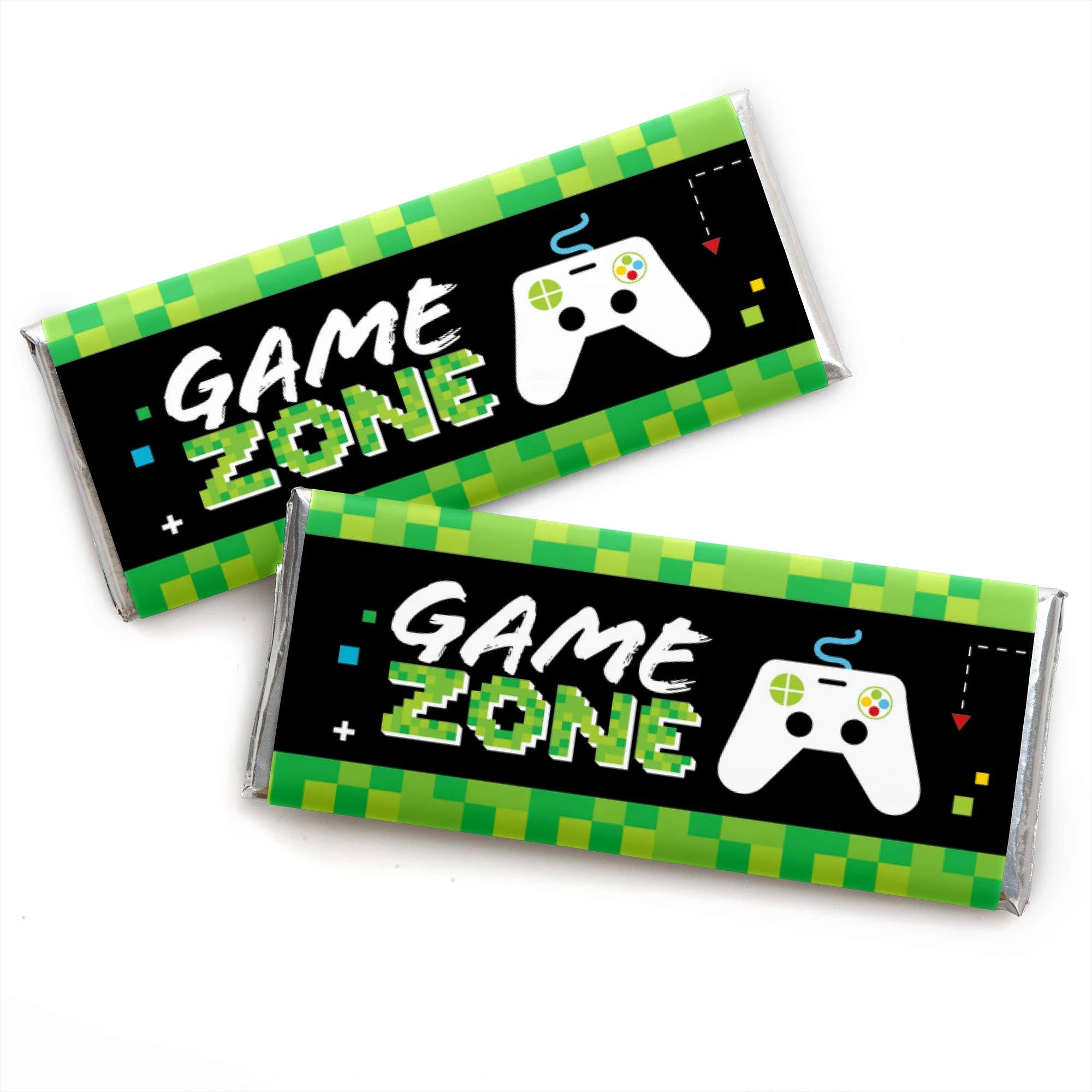 Game Zone - Candy Bar Wrapper Pixel Video Game Party or Birthday Party Favors ...