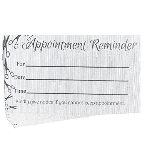 Whitman & Daughter Scissors Appointment Reminder Cards (3.5" x 2", 100 Pack ...