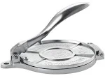 Vivicreate 8 Inch Tortilla Press, Tortilladora Aluminum 8 inch, Silver 